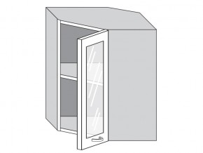 1.60.3у Шкаф настенный (h=720) угловой на 600мм со стекл. дверцей в Магнитогорске - magnitogorsk.mebel74.com | фото