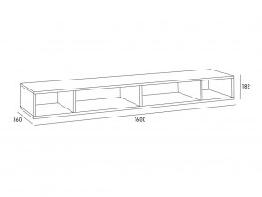 Антресоль MODUL 1600 в Магнитогорске - magnitogorsk.mebel74.com | фото 2