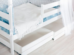 Детская кровать Домик Эко с ящиками белый в Магнитогорске - magnitogorsk.mebel74.com | фото 3