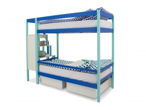 Двухъярусная кровать Svogen с ящиками мятно-синий в Магнитогорске - magnitogorsk.mebel74.com | фото 5