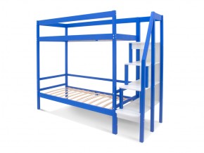 Двухъярусная кровать Svogen с ящиками синий в Магнитогорске - magnitogorsk.mebel74.com | фото 3