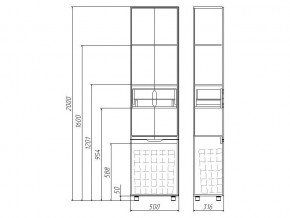 Комплект мебели для ванной 3D 100 в Магнитогорске - magnitogorsk.mebel74.com | фото 3