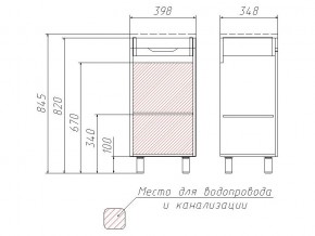 Комплект мебели для ванной 3D 40 в Магнитогорске - magnitogorsk.mebel74.com | фото 4