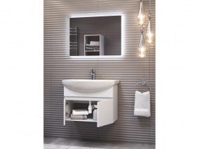Комплект мебели в ванную Wing 600-2 подвесной белый в Магнитогорске - magnitogorsk.mebel74.com | фото 3