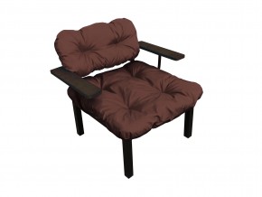 Кресло Дачное коричневая подушка в Магнитогорске - magnitogorsk.mebel74.com | фото 1