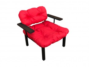 Кресло Дачное красная подушка в Магнитогорске - magnitogorsk.mebel74.com | фото 1