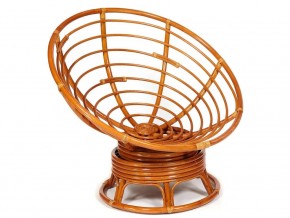 Кресло-качалка Papasan w 23/01 B с подушкой Cognac, экошерсть Коричневый в Магнитогорске - magnitogorsk.mebel74.com | фото 4