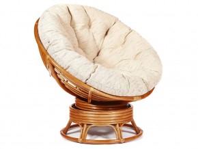 Кресло-качалка Papasan w 23/01 B с подушкой Cognac, ткань Старт в Магнитогорске - magnitogorsk.mebel74.com | фото