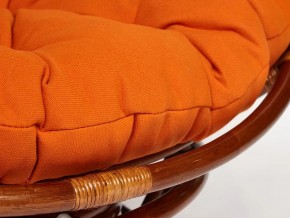 Кресло-качалка Papasan w 23/01 B с подушкой Pecan, ткань Оранжевый в Магнитогорске - magnitogorsk.mebel74.com | фото 3