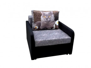 Кресло кровать Канзасик с подлокотниками кот с ромашкой в Магнитогорске - magnitogorsk.mebel74.com | фото