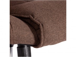 Кресло офисное Bergamo хром ткань коричневый в Магнитогорске - magnitogorsk.mebel74.com | фото 4