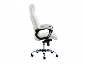 Кресло офисное Boss люкс хром кожзам белый в Магнитогорске - magnitogorsk.mebel74.com | фото 2