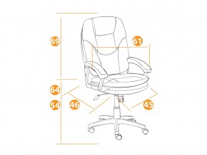 Кресло офисное Comfort lt флок коричневый в Магнитогорске - magnitogorsk.mebel74.com | фото 2