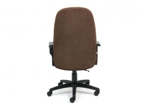 Кресло офисное Leader флок коричневый в Магнитогорске - magnitogorsk.mebel74.com | фото 4