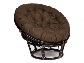 Кресло Papasan 23/01 W с подушкой Antique brown, ткань Коричневый в Магнитогорске - magnitogorsk.mebel74.com | фото 1