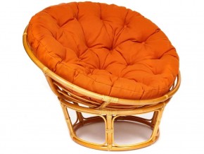 Кресло Papasan 23/01 W с подушкой Honey, ткань Оранжевый в Магнитогорске - magnitogorsk.mebel74.com | фото 1