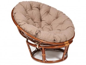 Кресло Papasan 23/01 W с подушкой Pecan, экошерсть Коричневый в Магнитогорске - magnitogorsk.mebel74.com | фото