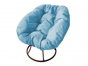 Кресло Пончик без ротанга голубая подушка в Магнитогорске - magnitogorsk.mebel74.com | фото