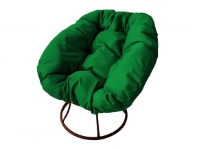 Кресло Пончик без ротанга зелёная подушка в Магнитогорске - magnitogorsk.mebel74.com | фото