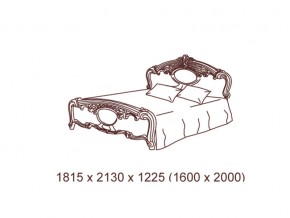 Кровать 2-х спальная 1600*2000 с основанием в Магнитогорске - magnitogorsk.mebel74.com | фото