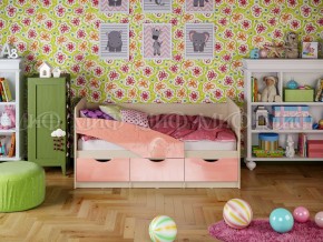 Кровать Бабочки 1600 Розовый металлик в Магнитогорске - magnitogorsk.mebel74.com | фото