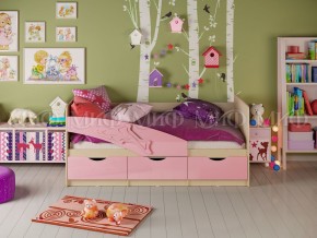 Кровать Дельфин 1600 Розовый металлик в Магнитогорске - magnitogorsk.mebel74.com | фото