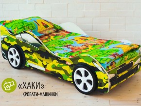 Кровать детская машина Хаки в Магнитогорске - magnitogorsk.mebel74.com | фото 2