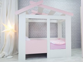 Кровать детская Теремок без ящика розовая в Магнитогорске - magnitogorsk.mebel74.com | фото