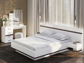 Кровать двойная Соло 1600 Белый в Магнитогорске - magnitogorsk.mebel74.com | фото 2