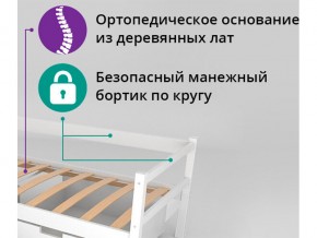 Кровать-тахта Svogen с бортиком графит-мятный в Магнитогорске - magnitogorsk.mebel74.com | фото 2