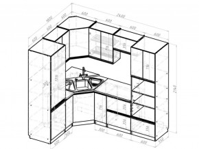 Кухонный гарнитур Адажио оптима 1800х2400 мм в Магнитогорске - magnitogorsk.mebel74.com | фото 6