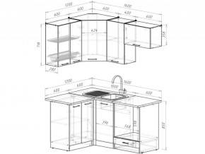 Кухонный гарнитур Антика мега прайм 1200х1600 мм в Магнитогорске - magnitogorsk.mebel74.com | фото 6