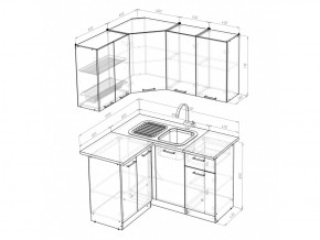 Кухонный гарнитур Лариса прайм 1 1200х1400 мм в Магнитогорске - magnitogorsk.mebel74.com | фото 6