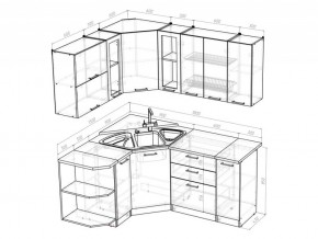 Кухонный гарнитур Лоретта оптима 1500х1800 мм в Магнитогорске - magnitogorsk.mebel74.com | фото 6