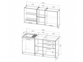 Кухонный гарнитур Ольга стандарт 5 1600 мм в Магнитогорске - magnitogorsk.mebel74.com | фото 6