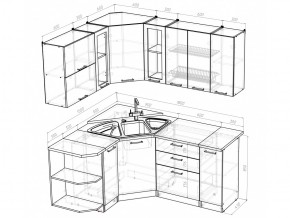 Кухонный гарнитур Полина оптима 1500х1800 мм в Магнитогорске - magnitogorsk.mebel74.com | фото 6