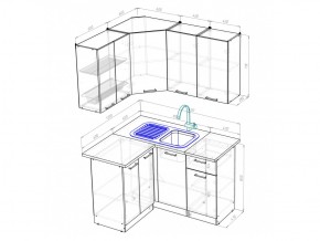 Кухонный гарнитур Полина прайм 1200х1400 мм в Магнитогорске - magnitogorsk.mebel74.com | фото 6