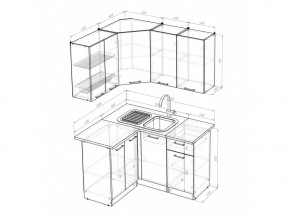 Кухонный гарнитур Сабрина прайм 1200х1400 мм в Магнитогорске - magnitogorsk.mebel74.com | фото 6