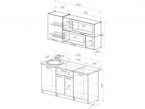 Кухонный гарнитур Терция стандарт 1600 мм в Магнитогорске - magnitogorsk.mebel74.com | фото 6