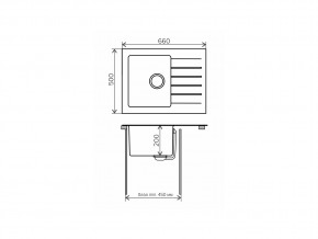 Мойка комбинированная Tolero twist TTS-660 Серый металлик 001 в Магнитогорске - magnitogorsk.mebel74.com | фото 2