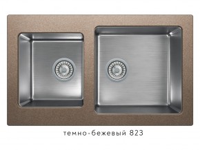 Мойка комбинированная Tolero twist TTS-840 Темно-бежевый 823 в Магнитогорске - magnitogorsk.mebel74.com | фото