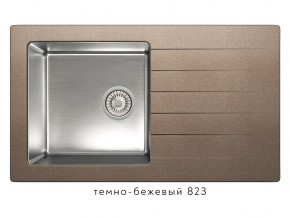 Мойка комбинированная Tolero twist TTS-860 Темно-бежевый 82 в Магнитогорске - magnitogorsk.mebel74.com | фото