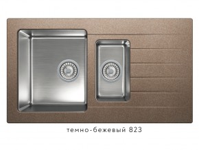 Мойка комбинированная Tolero twist TTS-890 Темно-бежевый 823 в Магнитогорске - magnitogorsk.mebel74.com | фото