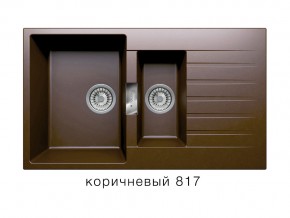 Мойка кварцевая Tolero Loft TL-860 Коричневый 817 в Магнитогорске - magnitogorsk.mebel74.com | фото 1