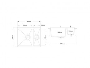 Мойка Longran Enigma ENG 555.460 15 в Магнитогорске - magnitogorsk.mebel74.com | фото 2