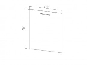 П 60 Комплект для посудомоечной машины 600 мм (цоколь + фасад) ЛДСП в Магнитогорске - magnitogorsk.mebel74.com | фото