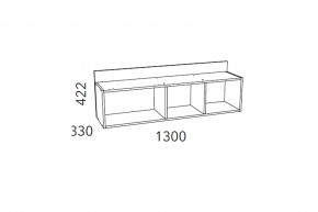 Полка Фанк НМ 011.38-01 М1 в Магнитогорске - magnitogorsk.mebel74.com | фото 3