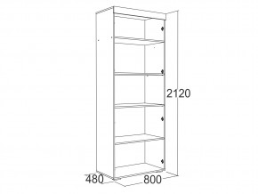 Шкаф 2-х дверный для белья Ольга 19 в Магнитогорске - magnitogorsk.mebel74.com | фото 2