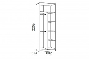 Шкаф для одежды Фанк НМ 014.07 М в Магнитогорске - magnitogorsk.mebel74.com | фото 3