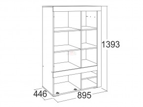 Шкаф комбинированный низкий Ольга 19 в Магнитогорске - magnitogorsk.mebel74.com | фото 2